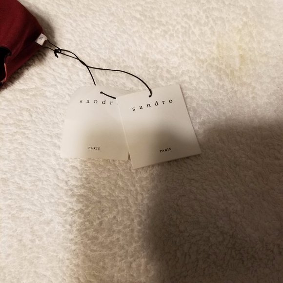 Sandro Floral Velvet Dress - Picture 10 of 11